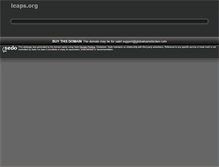 Tablet Screenshot of leaps.org